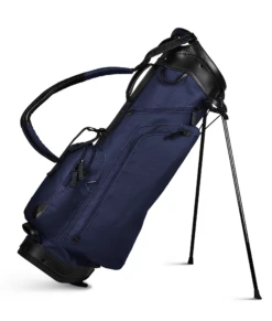 Sun Mountain Golf Canvas & Leather Carry Stand Bag 10 Sun Mountain Golf Canvas & Leather Carry Stand Bag -Wilson Store 190733CanvasLeatherStandNavy Black
