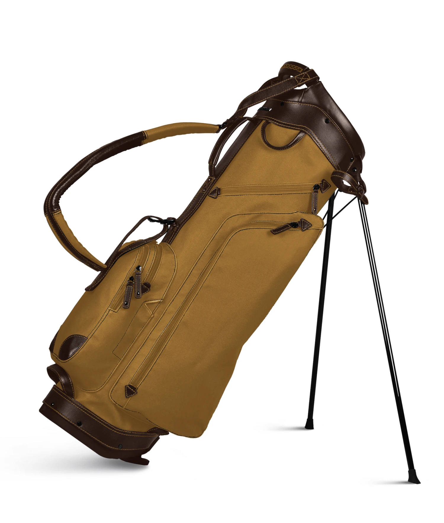 Sun Mountain Golf Canvas & Leather Carry Stand Bag 6 Sun Mountain Golf Canvas & Leather Carry Stand Bag - Image 4