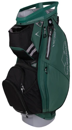Sun Mountain 2023 C-130 14-Way Divided Golf Cart Bag -Wilson Store 2023 C130 230308 green black cadet