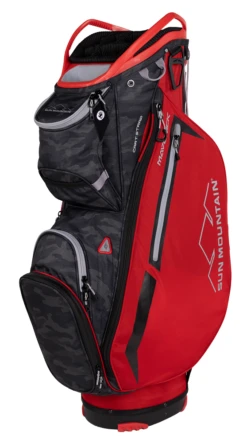 Sun Mountain Golf 2023 Maverick Cart Bag 17 Sun Mountain Golf 2023 Maverick Cart Bag -Wilson Store 2023 Maverick 230363 red black camo