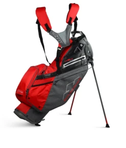 Sun Mountain Golf 2021 4.5 LS 14-Way Divided Golf Stand Carry Bag -Wilson Store 21009645LS14WayCarbon Red