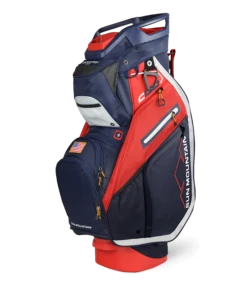 Sun Mountain Golf 2022 C-130 5-Way Cart Bag -Wilson Store 220330C1305WayNavy Red White