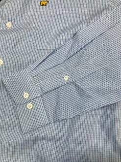 Callaway Jack Nicklaus Black Label By Perry Ellis Mini Plaid Button Down Shirts -Wilson Store 2ColorsMiniPlaid Marina1