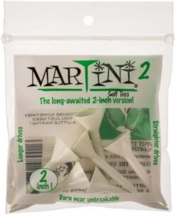 Martini Tees - 2" - 6 Pack -Wilson Store 2inch White