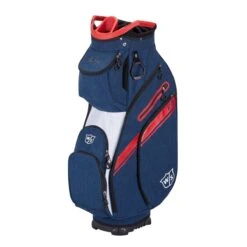 Wilson Staff EXO II Golf Cart Bags -Wilson Store 5537dd395b99fd6943e8a6ebf6b013c965e6801d WGB6650NA 0 WS EXO II CART NA RD WH