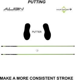 Golf Alignment Rods - MORODZ - 2 Pack -Wilson Store 61NYUBymfpL. AC SL1500