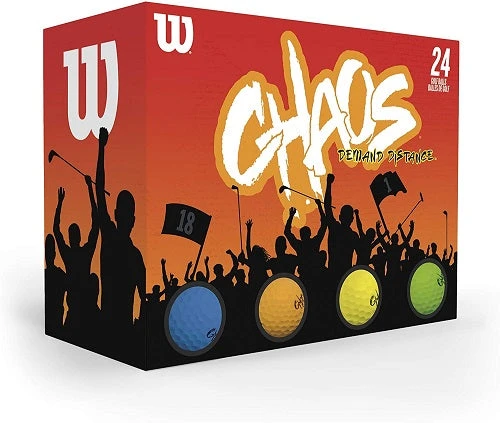 Wilson Golf 2020 Chaos Golf Balls 24 Pack 3 Wilson Golf 2020 Chaos Golf Balls 24 Pack