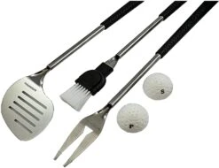 5-Piece Barbecue Set With Golf Club Handles - Golf Gifts & Gallery