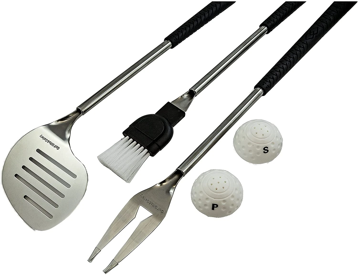5-Piece Barbecue Set With Golf Club Handles - Golf Gifts & Gallery 3 5-Piece Barbecue Set With Golf Club Handles - Golf Gifts & Gallery