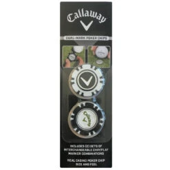 Callaway Golf Dual Ball Marker Poker Chips Set -Wilson Store Accessories DualMarkPokerChips