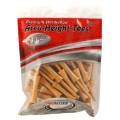 ProActive Sports Premium Hardwood Accu-Height Golf Tees -Wilson Store Accu Height Tees 3.25 a