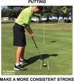 MVP Sport Golf Alignment Sticks 2-Pack -Wilson Store AlignmentRods Red 10