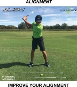 MVP Sport Golf Alignment Sticks 2-Pack -Wilson Store AlignmentRods Red 3