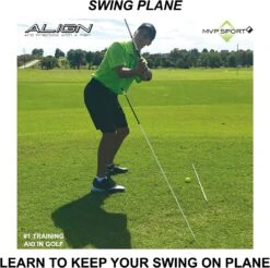 MVP Sport Golf Alignment Sticks 2-Pack -Wilson Store AlignmentRods Red 7