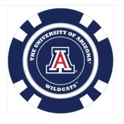Team Golf NCAA Magnetic Poker Chip Ball Markers -Wilson Store Arizona1