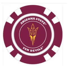 Team Golf NCAA Magnetic Poker Chip Ball Markers -Wilson Store ArizonaState1