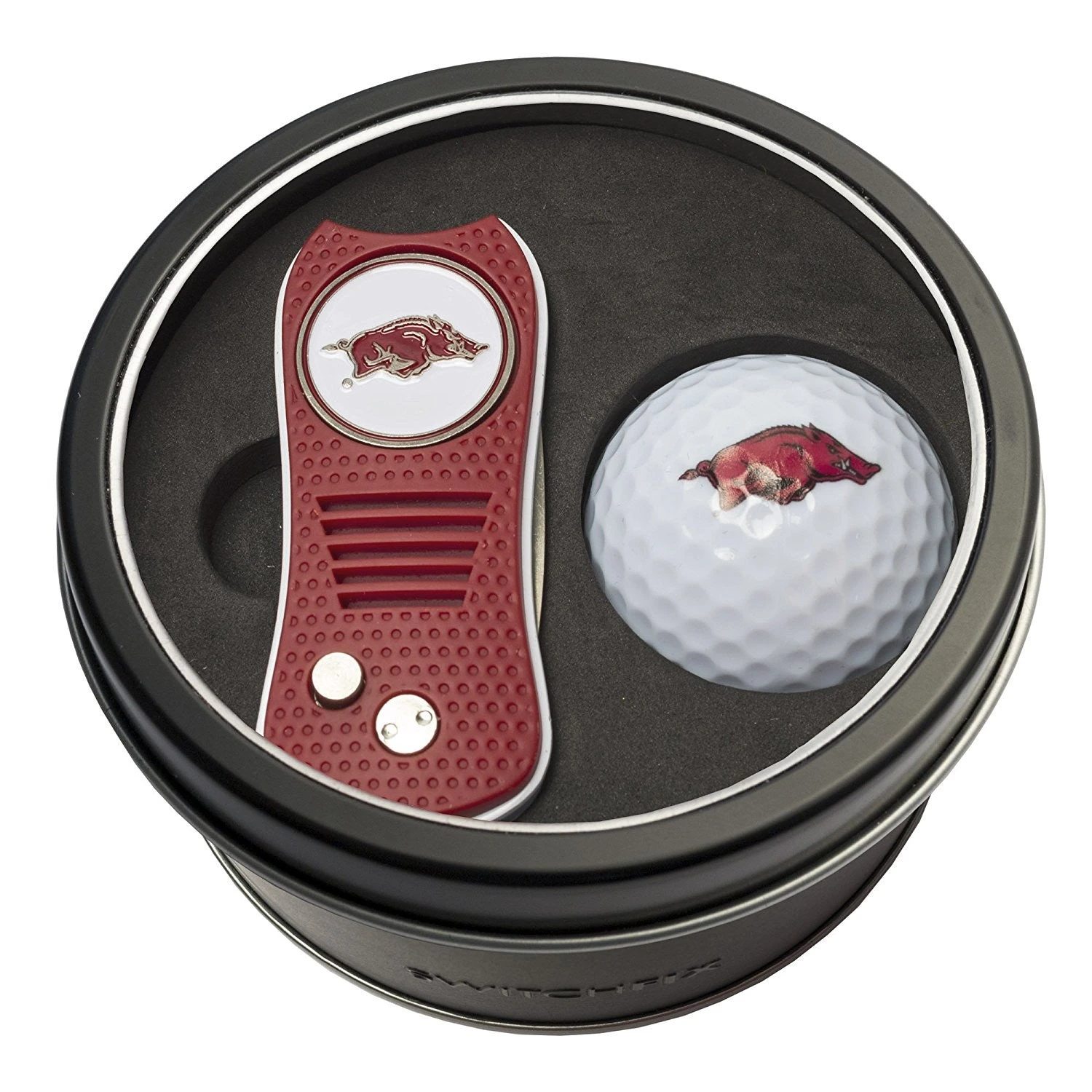 SwitchFix Golf NCAA Tin Set - Divot Tool & Golf Ball 3 SwitchFix Golf NCAA Tin Set - Divot Tool & Golf Ball
