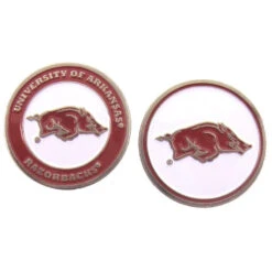 NCAA Double Sided Collegiate Golf Ball Marker Coins -Wilson Store Arkansas 1 76cc524c 3acf 44f2 a91d 34885d690898