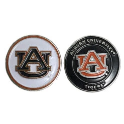 NCAA Double Sided Collegiate Golf Ball Marker Coins -Wilson Store Auburn1