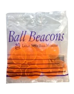 Beacons Large Neon Golf Ball Markers -Wilson Store Ball Beacons Orange