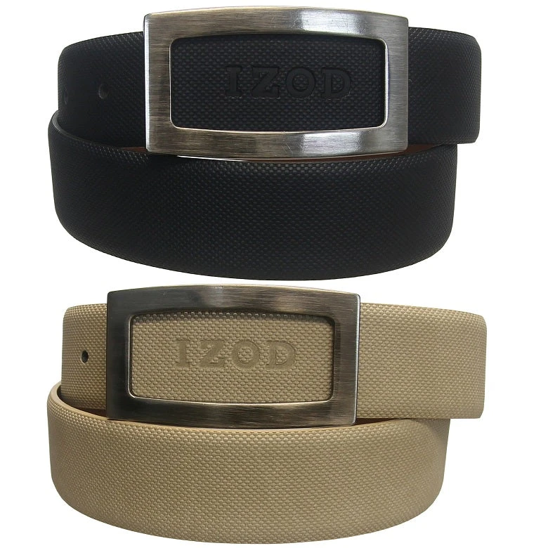 Izod Golf Genuine Leather Textured Belts 3 Izod Golf Genuine Leather Textured Belts