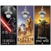 WinCraft Star Wars Bottle Opener 13" X 5" Wooden Signs