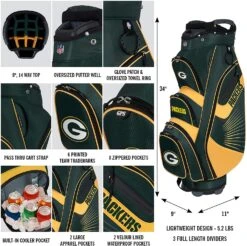 NFL The Bucket II Team Effort Cart Bag -Wilson Store Bucket II Cart Bag 102fc232 9a86 4182 a07e 0f314f0f4110