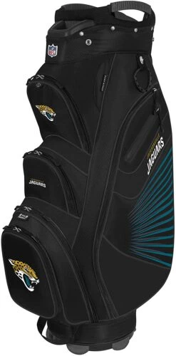 NFL The Bucket II Team Effort Cart Bag -Wilson Store Bucket II Cart Bag Jacksonville Jaguars