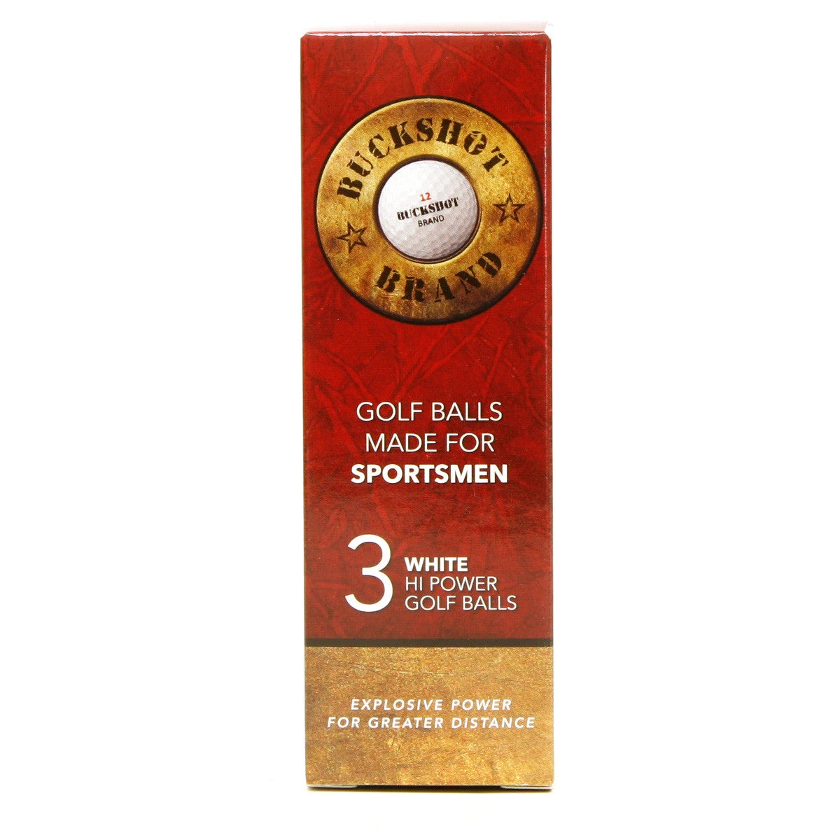 BUCKSHOT BRAND GOLF BALLS - 12 Golf Balls In Package 4 BUCKSHOT BRAND GOLF BALLS - 12 Golf Balls In Package - Image 2