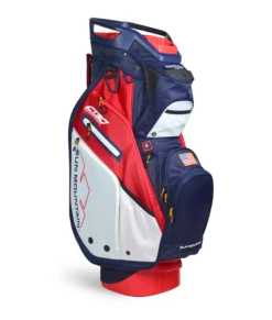 Sun Mountain Golf 2021 C-130 Supercharged Cart Bag -Wilson Store C130SuperchargedNavy White RedAltShot