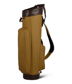 Sun Mountain Golf Canvas & Leather Cart Bag -Wilson Store CanvasLeatherCartClay BrownAltShot