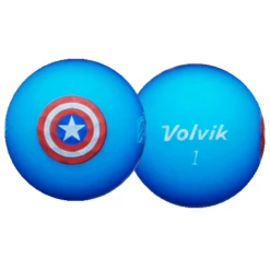 Volvik Marvel Avengers 5 Golf Balls Character Pack -Wilson Store CaptainAmericaBallBlur