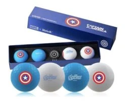 Volvik Marvel Limited Edition Marvel Golf Ball Gift Packs -Wilson Store Captain America Box