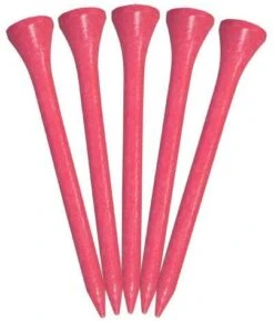 Pride Sports Wood Golf Tees 2.75 X 100 Count 13 Pride Sports Wood Golf Tees 2.75 X 100 Count -Wilson Store Classic Wood Tee 2.75 100 count Citrus Pink