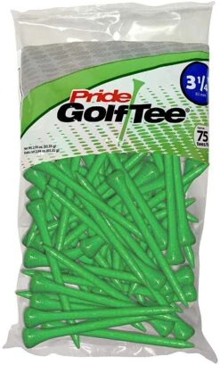Pride Sports Wood Golf Tees 3.25" 13 Pride Sports Wood Golf Tees 3.25" -Wilson Store Classic Wood Tee 3.25 75 count Green