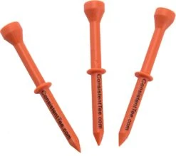 Consistent Tee Golf Tees 10 Pack - 3.25" 17 Consistent Tee Golf Tees 10 Pack - 3.25" -Wilson Store ConsistentTees Orange2