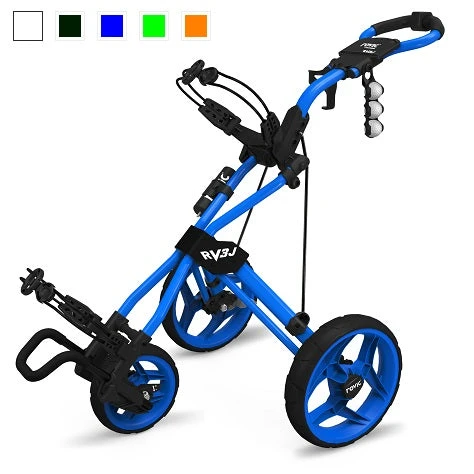 Clicgear Golf 3-Wheel Rovic Junior Push Cart Model RV3J 3 Clicgear Golf 3-Wheel Rovic Junior Push Cart Model RV3J