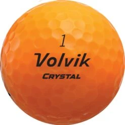 Volvik Crystal Focus Colored Golf Balls -Wilson Store CrystalFocus2022 OrangeBall
