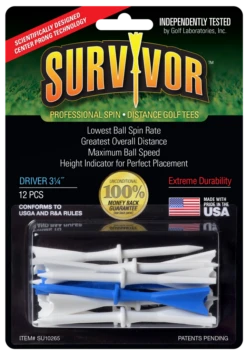 Survivor Professional Spin Distance Golf Tees -Wilson Store DST501 P01 1024x1024 29c46b83 86af 4300 aaea 551e15321076