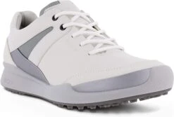 ECCO Ladies Golf Biom Hybrid Golf Shoes -Wilson Store EccoLadiesHydromax WhiteSilver6