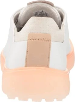 ECCO Ladies Golf Tray Golf Shoes -Wilson Store EccoLadiesTray WhitePeach2