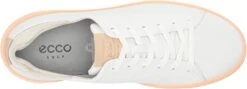 ECCO Ladies Golf Tray Golf Shoes -Wilson Store EccoLadiesTray WhitePeach4