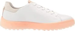ECCO Ladies Golf Tray Golf Shoes -Wilson Store EccoLadiesTray WhitePeach5