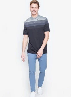 Callaway Jack Nicklaus Black Label By Perry Ellis Engineered Jacquard Polo Shirts -Wilson Store EngineeredJacquardPolo Caviar4