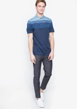 Callaway Jack Nicklaus Black Label By Perry Ellis Engineered Jacquard Polo Shirts -Wilson Store EngineeredJacquardPolo ClassicNavy4