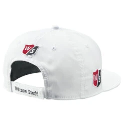 Wilson Staff Golf Flat Brim Tour Caps - Assorted Colors -Wilson Store Flat Brim White 2