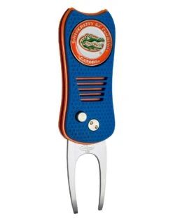 Team Golf Retractable Switchblade Switchfix Divot Tool Ball Marker - NCAA 26 Team Golf Retractable Switchblade Switchfix Divot Tool Ball Marker - NCAA -Wilson Store Florida Gators Switchfix 44448 113