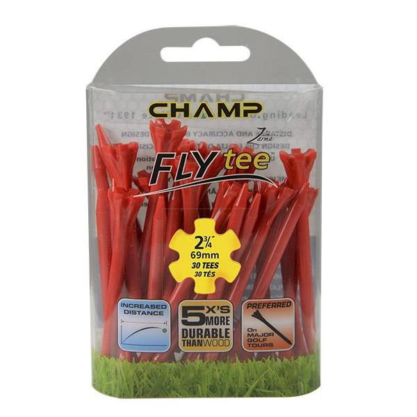 Champ Fly Tees 2.75" Plastic Golf Tees 10 Champ Fly Tees 2.75" Plastic Golf Tees - Image 8