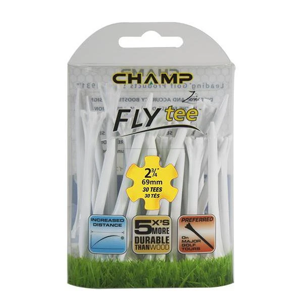 Champ Fly Tees 2.75" Plastic Golf Tees 5 Champ Fly Tees 2.75" Plastic Golf Tees - Image 3