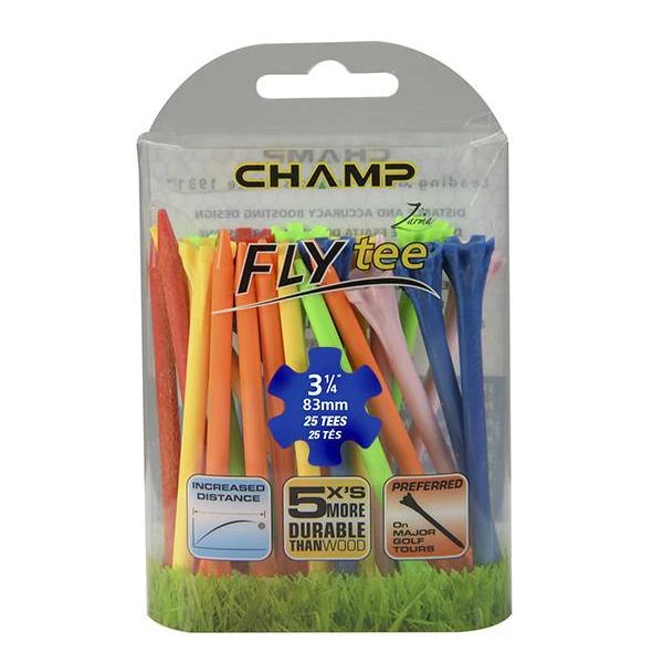 Champ Fly Tees 3.25" Plastic Golf Tees 4 Champ Fly Tees 3.25" Plastic Golf Tees - Image 2